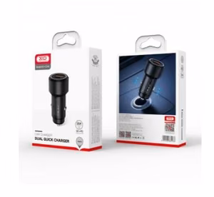 Automašīnas lādētājs XO Design CC42 (1xUSB; 1xUSB-C; 38W) melns
