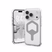 UAG Urban Armor Gear viedtālruņa apvalks PLYO saderīgs ar MagSafe iPhone 17 Pro ledus / sudrabs