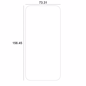 Etteri hybrid glass for iPhone 15 Pro Max 6,7"