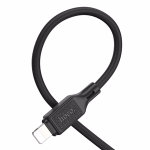 Cable USB A to Lightning Hoco 2,4A 1 m X90 black