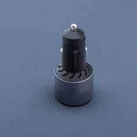 FORCELL F-ENERGY Alu automobiļa lādētājs 2 x Type C + USB A PD QC4.0 SFC2.0 3A 85W pelēks