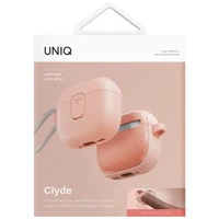 Uniq Clyde Lock apvalks AirPods 4 - rozā