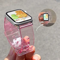 Silikona siksniņa aproce aproce siksniņa gaisma Apple Watch 42 / 44 mm - violets