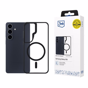 3mk Satin Armor MagCase for Samsung Galaxy S26 - caurspīdīgs melns