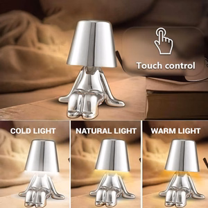 Nakts lampa Silver Man dizains H