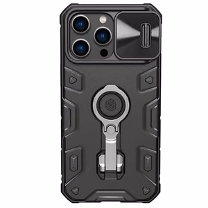 Nillkin CamShield Armor Pro viedtālruņa apvalks Apple iPhone 14 Pro Max melns