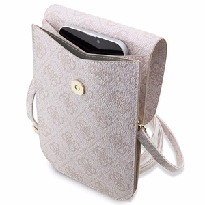 Guess 4G Stripe rokassoma, rozā