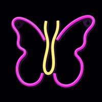Neon LED Light BUTTERFLY rozā NNE03 Neolia