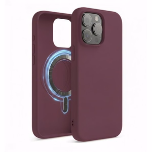 Силиконовый чехол "TM MagSafe Silicone" для iPhone 12 (iPhone 12 Pro) фиолетовый