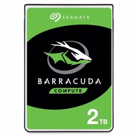 Seagate BarraCuda internal hard drive 2 TB 5400 RPM 128 MB 2.5" Serial ATA III (ST2000LM015)
