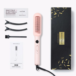 Hair styling comb Wavytalk Sleek Sweep pink