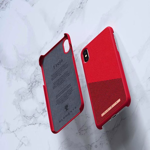 Nordic Elements Saeson Freja vāciņš ierīcei iPhone XS Max, sarkans