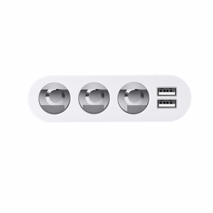 Car socket splitter Hoco Z13 with 2 USB port and 3 plugs