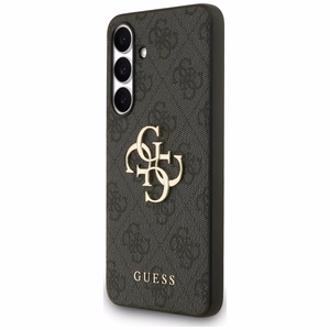 Guess Big 4G Classic Logo viedtālruņa apvalks Samsung Galaxy S25 FE - melns