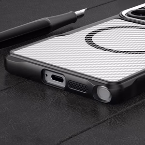 Defender Carbon Mag viedtālruņa apvalks Samsung Galaxy S26 Ultra melns