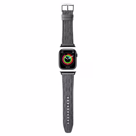 Karl Lagerfeld Saffiano Monogram siksniņa priekš Apple Watch 38/40/41mm - sudraba