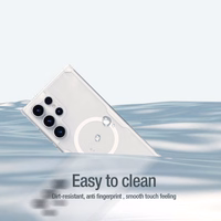 Nillkin Nature Pro bruņots viedtālruņa apvalks ar magnētisko gredzenu Samsung Galaxy S24 Ultra - balts