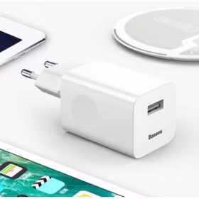 Lādētājs Baseus "Quick Lādētājs" Balts (Output: 3A / Quick Charging)