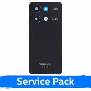 Aizmugurējais vāks saderīgs ar Xiaomi Redmi Note 13 4G / Midnight Black / (Service Pack)