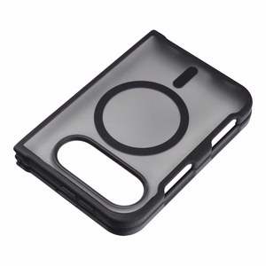 Melns Forcell F-Protect 4sD-i Smoke Hybrid Premium vāciņš modelim iPhone Duo, saderīgs ar MagSafe