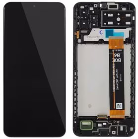 LCD screen Samsung A135 A13 4G 2022 ar touch screen un frame Melns original