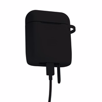 3mk Silikona AirPods Maciņš melns for AirPods 4 - melns