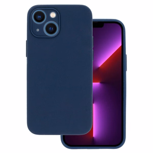 Silikonais plānais viedtālruņa apvalks Iphone 13 Pro - tumši zilais