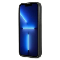 Karl Lagerfeld KLHCP13LMNMP1K iPhone 13 Pro / 13 6.1" viedtālruņa apvalks (m) melns / melns Monogrāmas plāksne