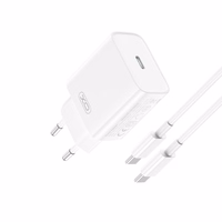 XO wall charger CE15 PD 20W 1x USB-C white + USB-C - USB-C cable