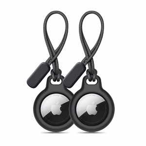 Tech-Protect Rough 2gab komplekts AirTag apvalks - melns