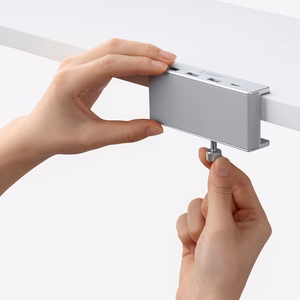 Orico MH4PC Centrmezgls ar USB-C / 3x USB-A 3.0 + 1x USB-C 3.0 - sudraba krāsā