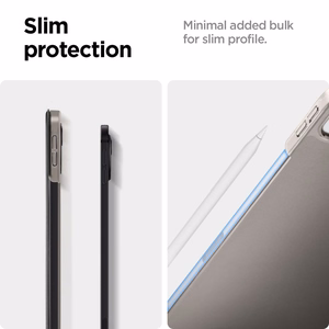 Чехол Spigen Smart Fold для iPad Pro 13" 2024 - чёрный