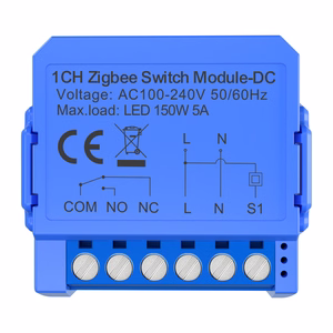 Avatto ZWSM16-DC-1 viedais 1 kanāla ZigBee slēdža modulis ar bezpotenciāla DC kontaktu