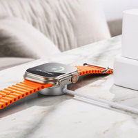 Bezvadu lādētājs Hoco 2,5W USB C saderīgs ar Apple Watch un Samsung Watch CW59 balts