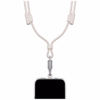 Kabelis ENERGEA Lasso Lanyard siksniņa telefonam USB-C - USB-C 1.5m 240W smilšu