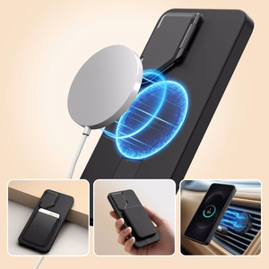 Tech-Protect Kevlar Aura MagSafe Maciņš for Samsung Galaxy S26 - melns and oranžs