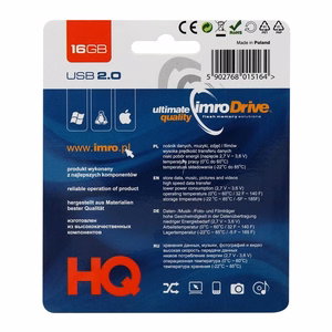 IMRO pendrive BLACK 16GB USB2.0