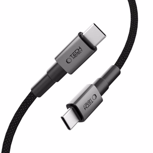 Tech-Protect UltraBoost DNA USB-C PD100W/5A kabelis 200cm - pelēks
