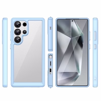 Viedtālruņa apvalks (m) ar Gel Frame Samsung Galaxy S25 Ultra - zils (m)