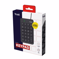 Trust 22221 ciparu tastatūra USB melna