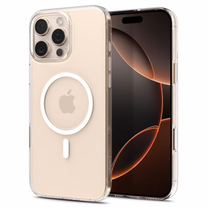 Spigen Thin Fit MagSafe Case for iPhone 16 Pro - Clear and White
