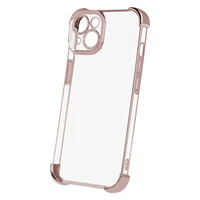 Triecienizturīgs hromēts viedtālruņa apvalks Samsung Galaxy A35 5G zelta krāsā