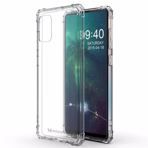 Viedtālruņa apvalks Wozinsky – izturīgs pret šokiem, ar militārās klases aizsardzību, paredzēts Samsung Galaxy A72 4G, caurspīdīgs