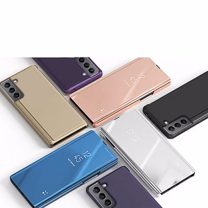 Clear View Case zils vāciņš Samsung Galaxy S22 + (S22 Plus)