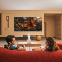 Yaber L2 Plus LCD FullHD 1080p multimediju projektors ar JBL skaļruņiem - bēšs