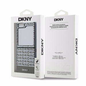 DKNY Viedtālruņa apvalks Samsung Galaxy Z Flip6 ar apakšējā joslu dizainu – brūns