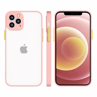 Milky apvalks silikona elastīgs caurspīdīgs apvalks Samsung Galaxy A42 5G rozā