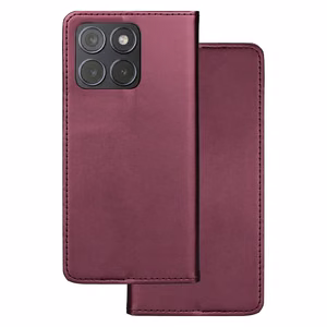 Smart Magnetic maciņš priekš Motorola Edge 70 Fusion bordo