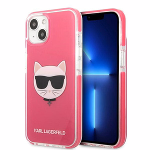KARL LAGERFELD KLHCP13STPECPI IPHONE 13 MINI 5.4 "MACIŅŠ FUCHSIA/FUSCHIA CHOUPETTE HEAD