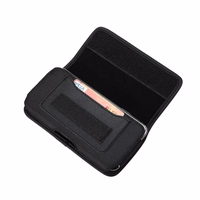 Horizontāls universāls apvalks OXFORD modelis 3 IPHONE 11 / 11 PRO / 12 / 12 PRO / 13 / 13 PRO / SAMSUNG A10 / A41 / A50 / A51 / HUAWEI P30 LITE / P40 / P8 / P9 LITE melns